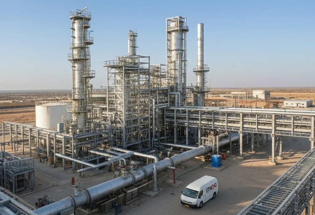 mobile pressure test in construction site